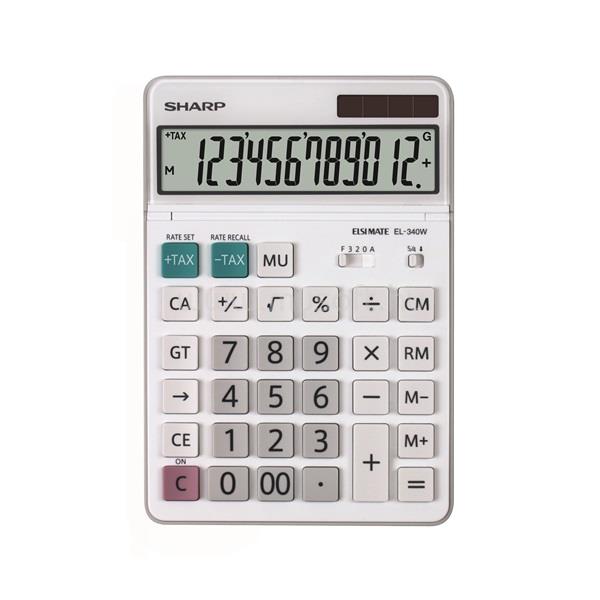SHARP EL-340W napelemes irodai számológép