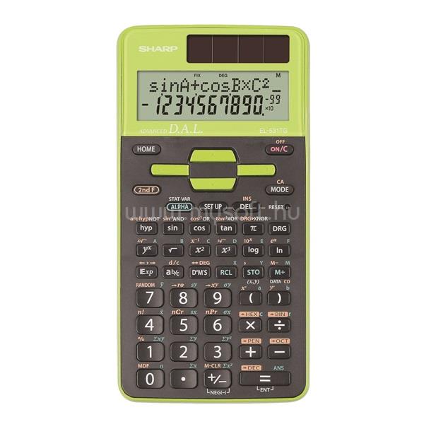 SHARP EL-531TGGR 273 funkciós tudományos számológép