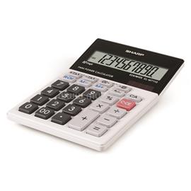 SHARP Számológép asztali 10 számjegyes ELM711PGGY (fehér) SHARP_67506 small