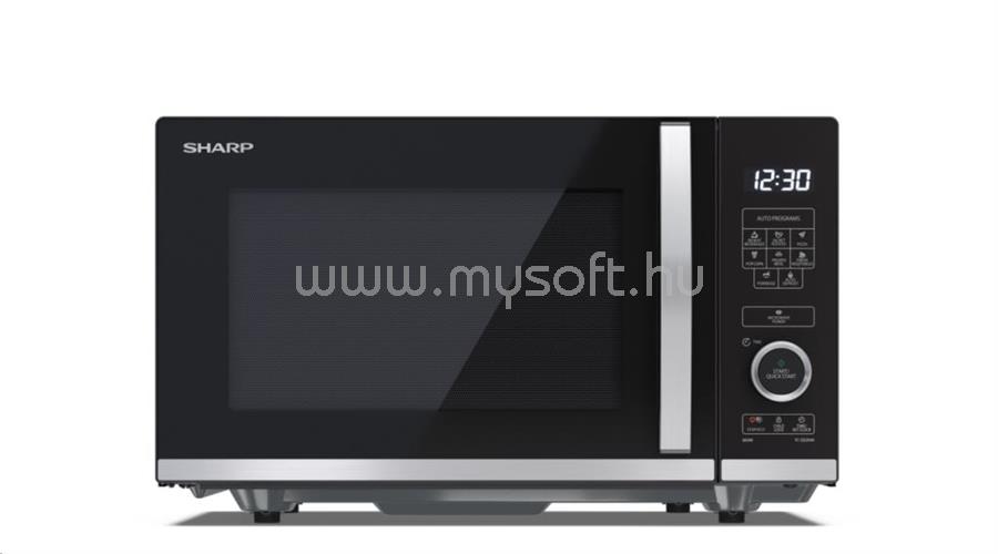 SHARP YC-QS204AEB forgótányér nélküli mikrohullámú sütő