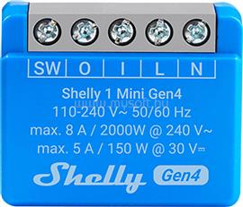 SHELLY 1 Mini Gen4 Vezeték nélküli kapcsoló (_1_MINI GEN4;1) SHELLY_1_MINI_GEN4;1 small