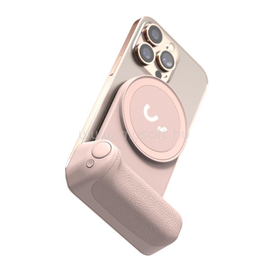 SHIFTCAM SnapGrip mágneses kamera/fotó markolat (krétarózsaszin)