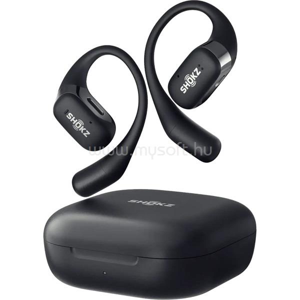 SHOKZ OpenFit csontvezetéses Bluetooth True Wireless Open-ear vezeték nélküli sport fülhallgató (fekete)