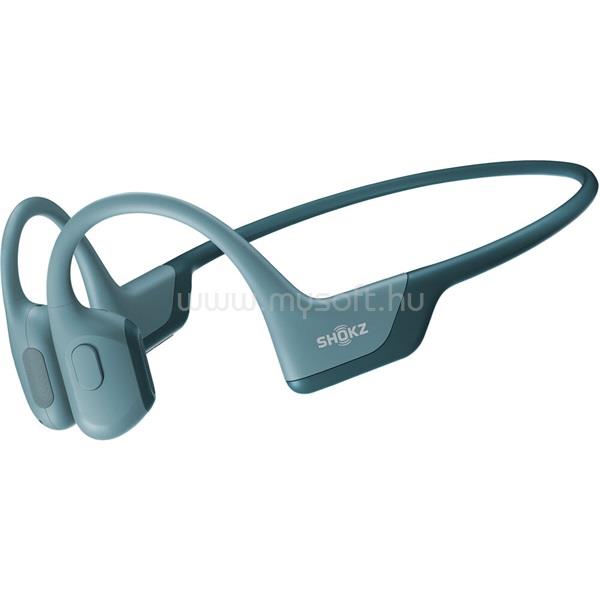 SHOKZ OpenRun Pro Premium csontvezetéses Bluetooth kék Open-Ear sport fejhallgató
