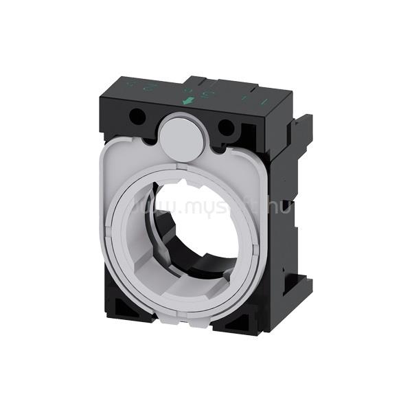 SIEMENS 3SU1500-0AA10-0AA0 műanyag/ 3 modulos beépítő keret