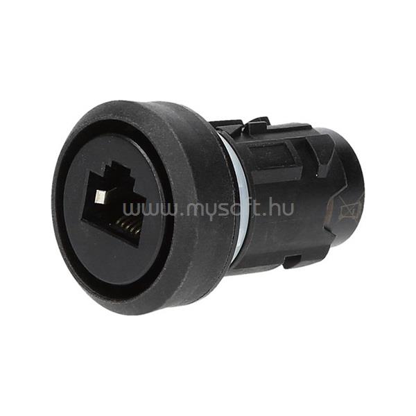 SIEMENS 3SU1900-0GB10-0AA0 RJ45 22mm műanyag fekete csatlakozó