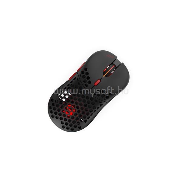 SILENTIUMPC SPC Gear LIX Plus Wireless fekete vezeték nélküli gamer egér