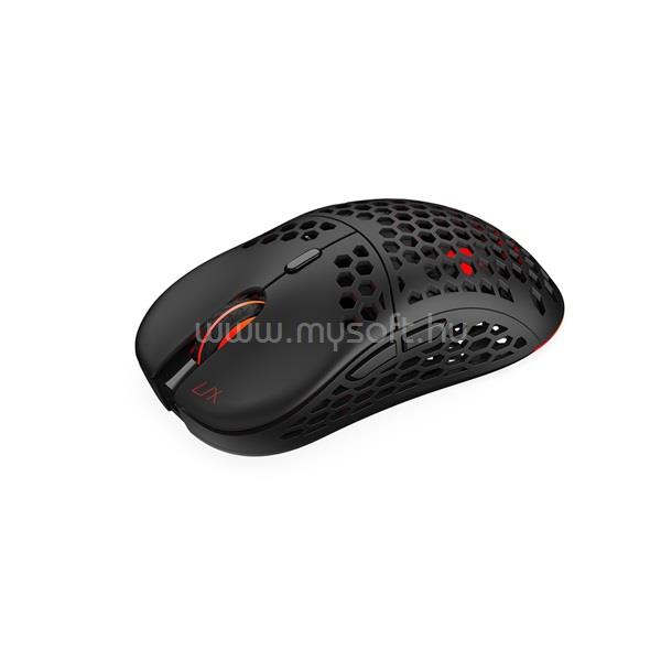 SILENTIUMPC SPC Gear LIX Wireless fekete vezeték nélküli gamer egér