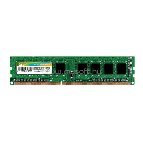 SILICON POWER DIMM memória 4GB DDR3 1600MHz CL11