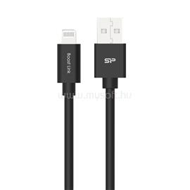 SILICON POWER Kábel - USB to Lightning (Fekete, 1m, 480MB/s, Apple MFi Certified) SP1M0ASYLK15AL1K small