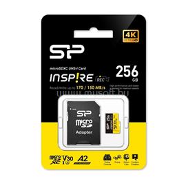 SILICON POWER MicroSD kártya - 256GB microSDXC UHS-I U3, 3D TLC NAND (170/150 MB/s A2/V30) DDR200 transfer rate SP256GBSTXLA2V1NSP small