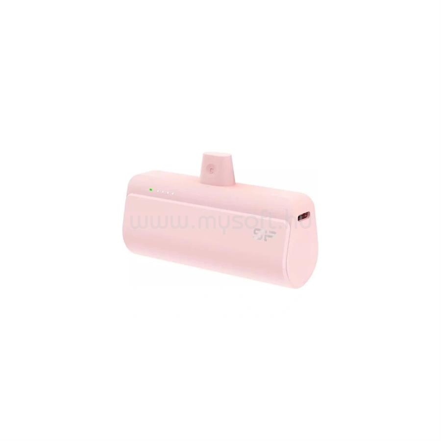 SILICON POWER QD50 powerbank - USB-C, QC 4.0 + PD, 5000mAh (rózsaszín)