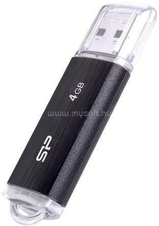 SILICON POWER Ultima - U02 4GB USB 2.0 Pendrive Fekete USB 2.0 (SP004GBUF2U02V1K