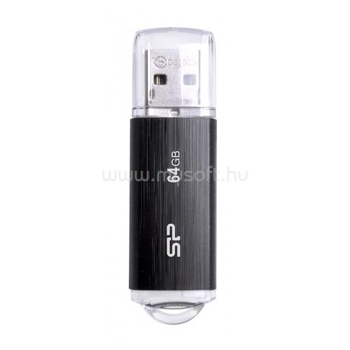 SILICON POWER Power Ultima - U02 64GB USB 2.0 Pendrive Fekete USB 2.0 (SP064GBUF2U02V1