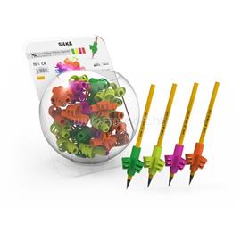 SILKA neon színű fogássegítő szilikon ceruza markolat SLK-ART.25N small