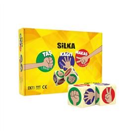 SILKA Radír, kő-papír-olló, 12 db/display, Silka SILKA_55882 small