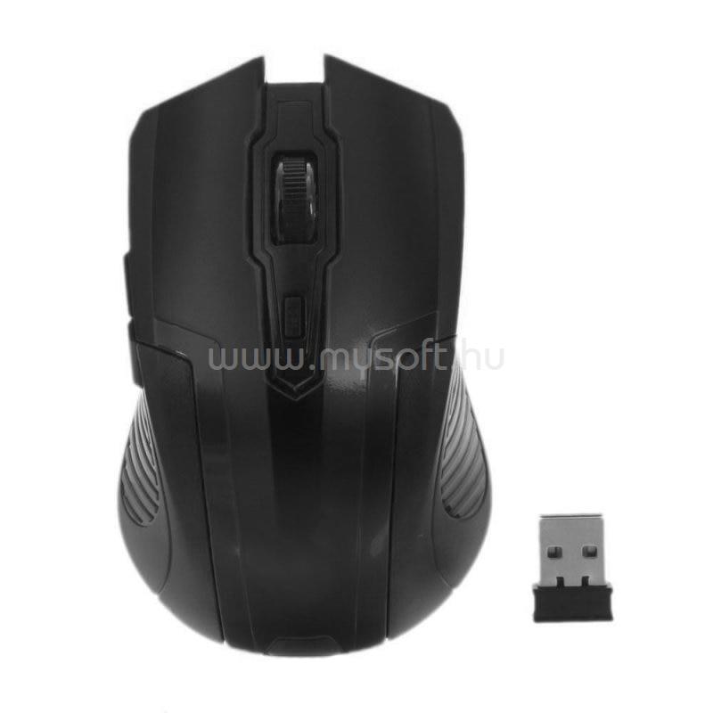 SILVERLINE RF107 vezeték nélküli egér (fekete)