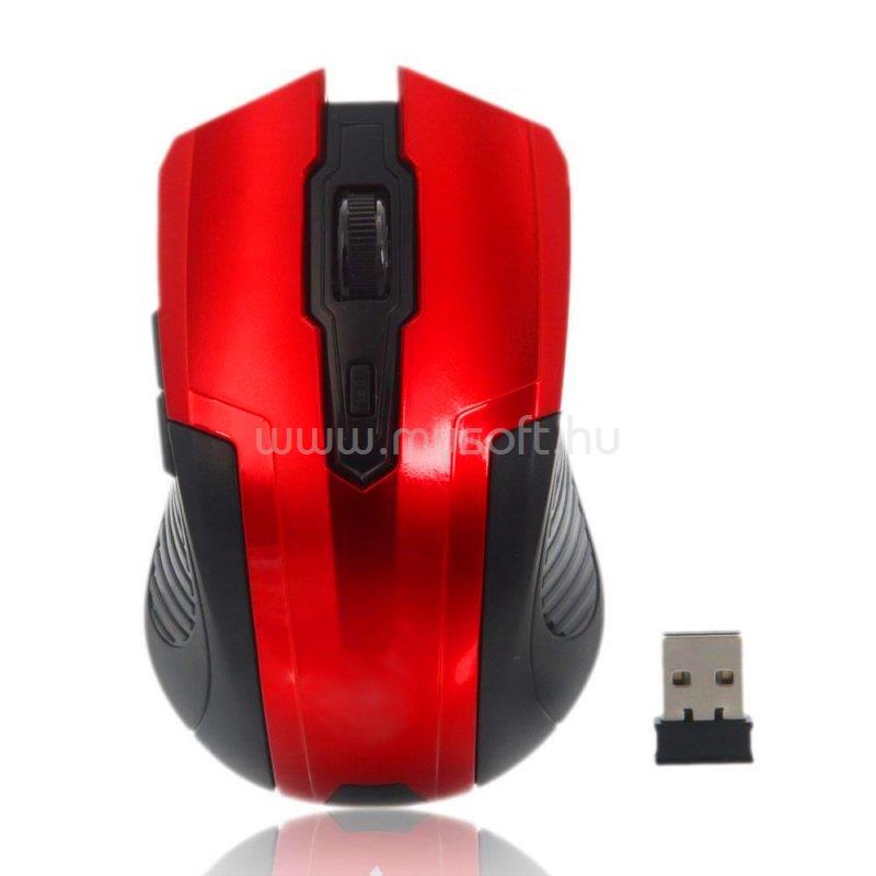 SILVERLINE RF107 vezeték nélküli egér (piros)