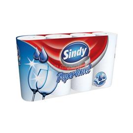 SINDY Háztartási papírtörlő kéztörlő 2 rétegű 4 tekercs/csomag fehér SINDY_50028 small