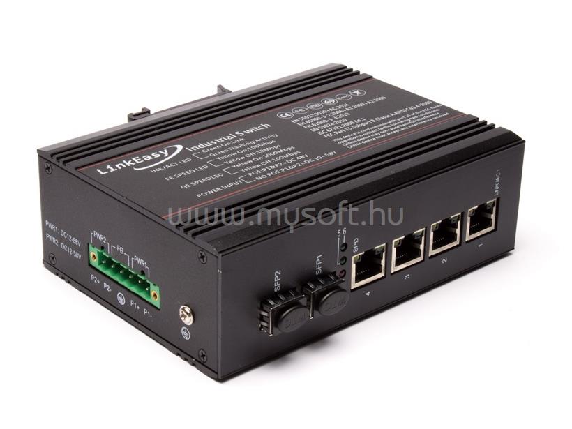 SINUS-NETWORKS LinkEasy ISW-204-PWR 4 portos gigabit PoE switch