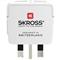 SKROSS beépített USB töltővel az Egyesült Királyságba utazóknak csatlakozó átalakító EUTOUKUSB small
