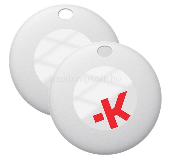 SKROSS eTAG bluetooth nyomkövető 2db kulcstartóra, iOS kompatibilis, FEHÉR