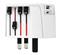 SKROSS MUV utazó töltő USB+Type-C aljzat 250V/2.5A, földelt, FEHÉR 1.302974 small