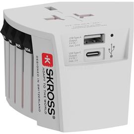 SKROSS MUVUSB-A-C USB/Type-C töltő bemenettel világutazó adapter MUVUSB-A-C small