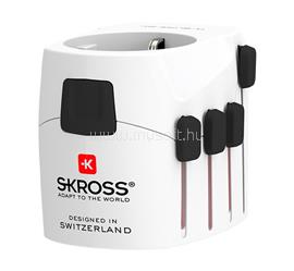 SKROSS SKROSS PRO utazó adapter 250V/6.3A, földelt, FEHÉR 1.103145 small