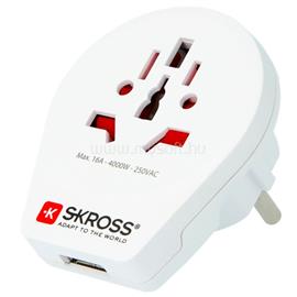 SKROSS SKR-WORLDTOEUUSB (World To EU) földelt USB csatlakozó SKR-WORLDTOEUUSB small