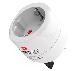 SKROSS utazó adapter 250V/7A, földelt, FEHÉR 1.500230C-E small