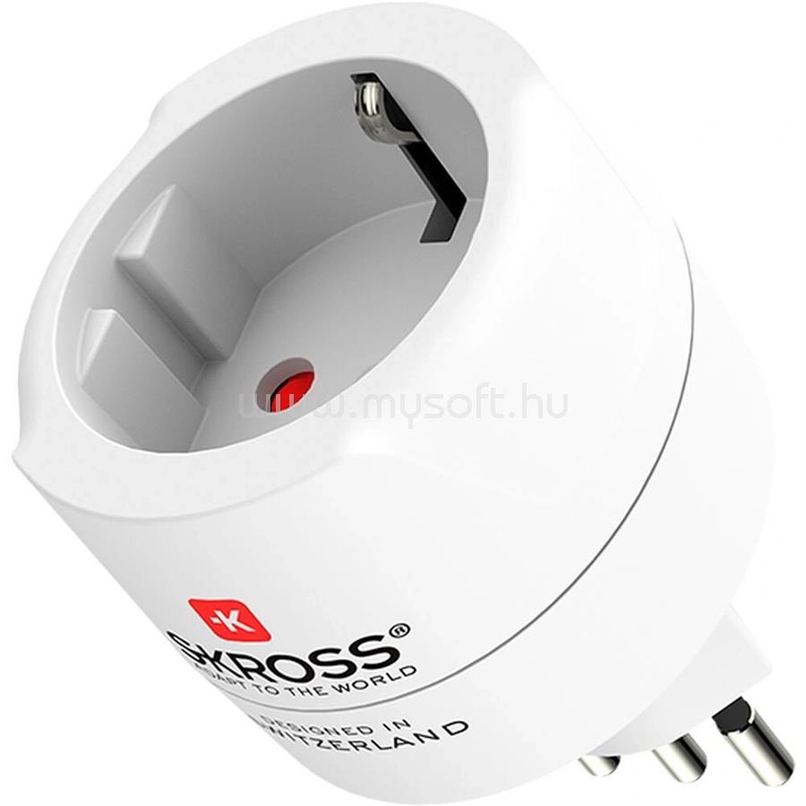 SKROSS UTAZÓADAPTER - EUROPE TO SWITZERLAND, ITALY, BRASIL