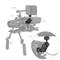 SMALLRIG Drop-in HawkLock mini Magic Arm with Quick Release Ball Head 3515B SMALLRIG_3515B small