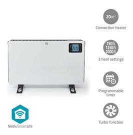 SMARTLIFE állítható hőmérsékletű konvektor (fehér) HTCO50WTW small