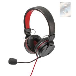 SNAKEBYTE NSW HeadSet S vezetékes gamer headset (fekete-piros) SB913112 small