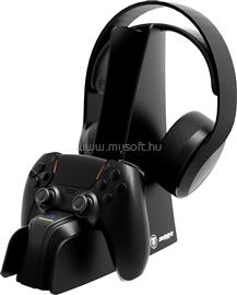 SNAKEBYTE PS5 Dual Charge 5 kontroller töltőállomás és headset tartó SB918636 small