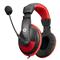 SNOPY SN-4488 headset (mikrofon, 3.5mm jack, hangerőszabályzó, nagy-párnás, 2.1m kábel, fekete-piros) SNOPY_22412 small