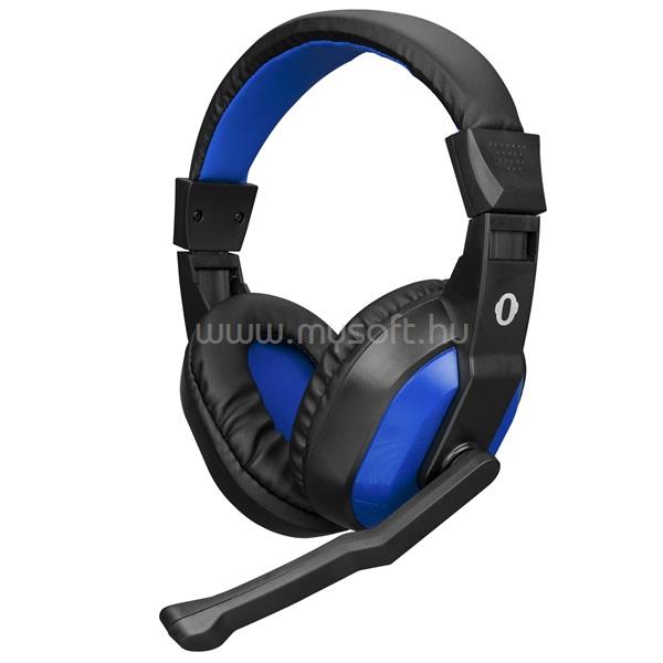SNOPY SN-633 jack 3.5 mm vezetékes gamer headset (fekete-kék)
