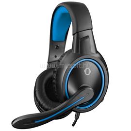 SNOPY SN-GX1 ERGO headset (mikrofon, 3.5mm jack, hangerőszabályzó, nagy-párnás, 2.2m kábel, fekete-kék) SNOPY_34974 small