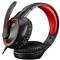 SNOPY SN-GX1 ERGO headset (mikrofon, 3.5mm jack, hangerőszabályzó, nagy-párnás, 2.2m kábel, fekete-piros) SNOPY_34973 small