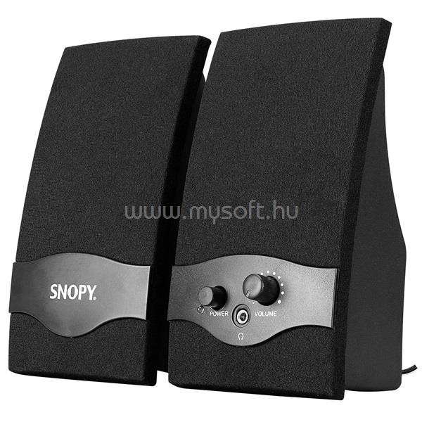 SNOPY SN-84 2.0 hangszóró (2W RMS; hangerőszabályzó; 3,5mm jack; USB)
