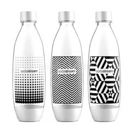 SODASTREAM Bottle Fuse 3x1l fekete-fehér szénsavasító flakon 42002133 small