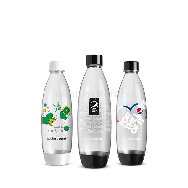 SODASTREAM Fuse Pepsi TriPack 3x1l szénsavasító palack szett