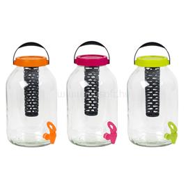 SOLMAZER IRIS üveg italadagoló gyümölcstartóval 5.000ml, narancs, bíbor vagy zöld színű 137701-760 137701-760 small