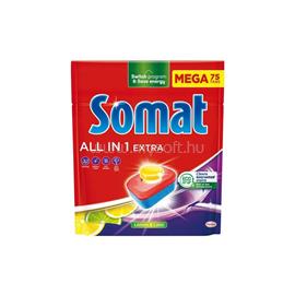 SOMAT Mosogatógép tabletta 75 db/doboz All in One Lemon&Lime SOMAT_58321 small