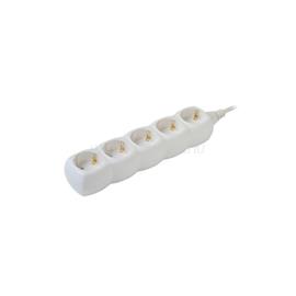 SOMOGYI NV 5/WH 5-ös 1,5méter 3x1mm2 fehér védőérintkezős elosztó SOMOGYI_NV_5/WH small