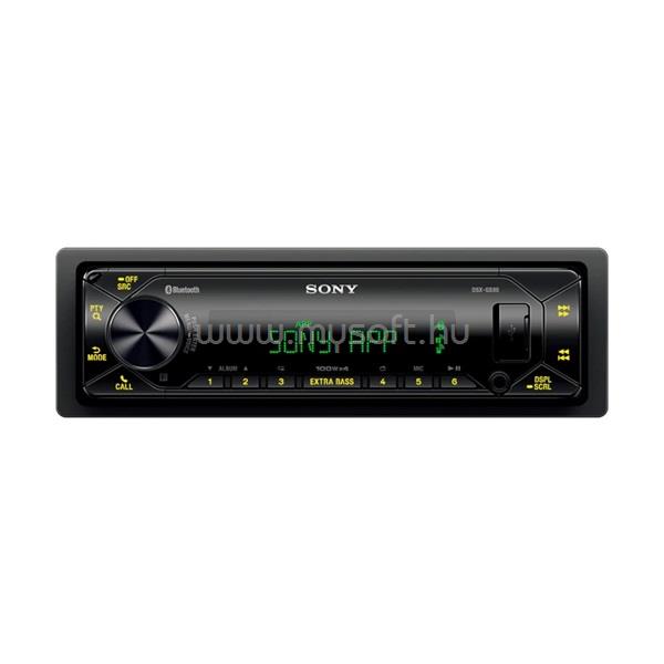 SONY DSXGS80 Bluetooth/USB/MP3/FLAC 4x100W autóhifi fejegység