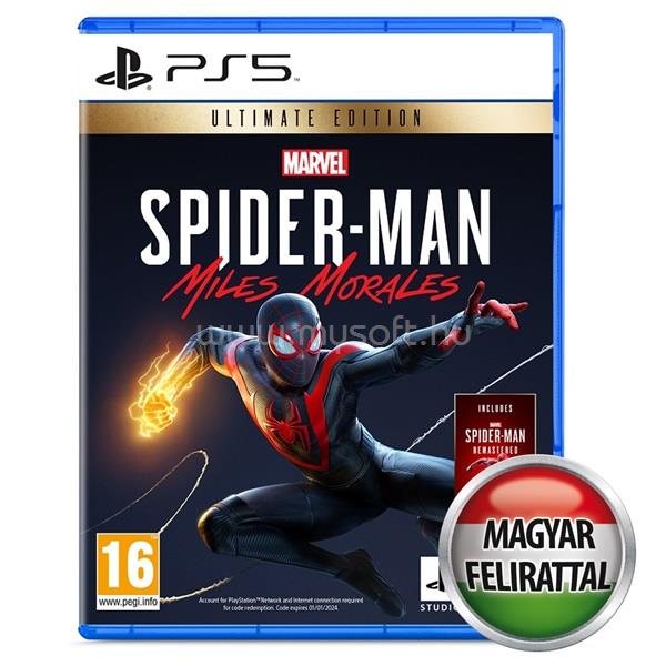 SONY Marvel`s Spider-Man Miles Morales Ultimate Edition (magyar felirat) PS5 játékszoftver