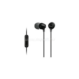 SONY MDREX15APB.CE7, 18-22000 Hz, 16 ohm, 3.5 mm Jack, 1,2 m Vezetékes, szilikonos Fülhallgató mikrofonnal, Fekete SONY_MDREX15APB.CE7 small