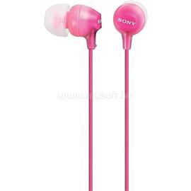 SONY MDREX15LPPIZPI.AE, 18-22000 Hz, 16 ohm, 3.5 mm Jack, 1,2 m Vezetékes szilikonos Fülhallgató, Rózsaszín SONY_MDREX15LPPIZPI.AE small